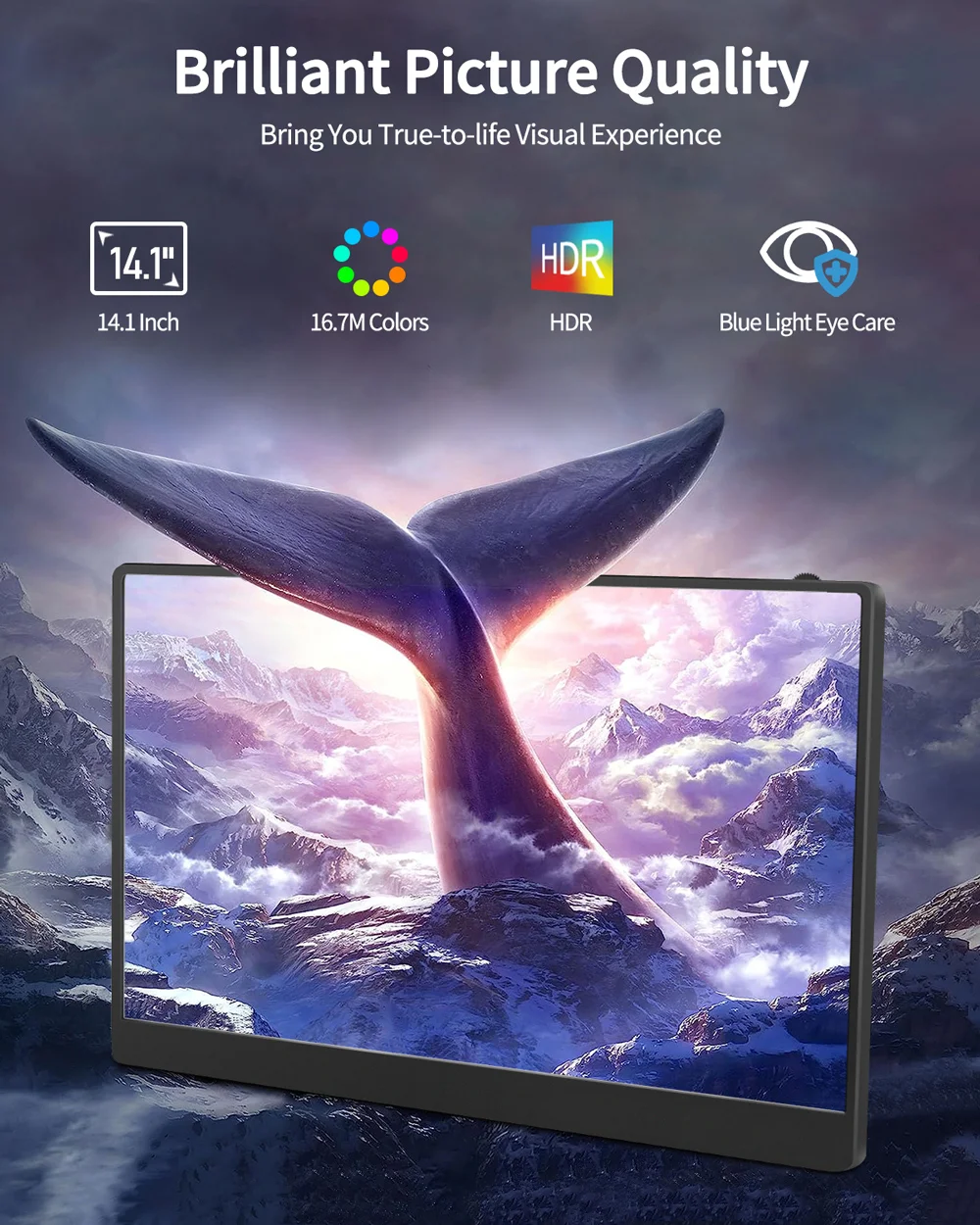 14.1" Dual-Screen Monitor 6 Macsecor 14.1 Inch Dual Screen Monitor 5